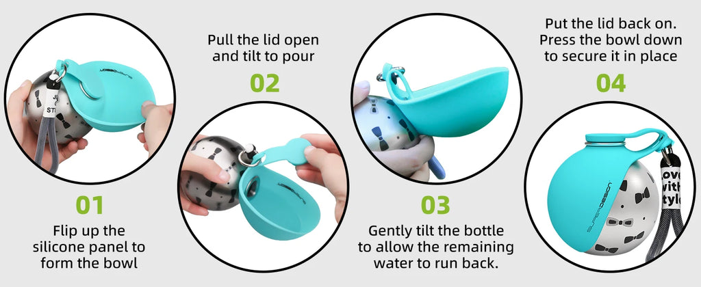 Y&M Paws™ 2-in-1 Portable Dog