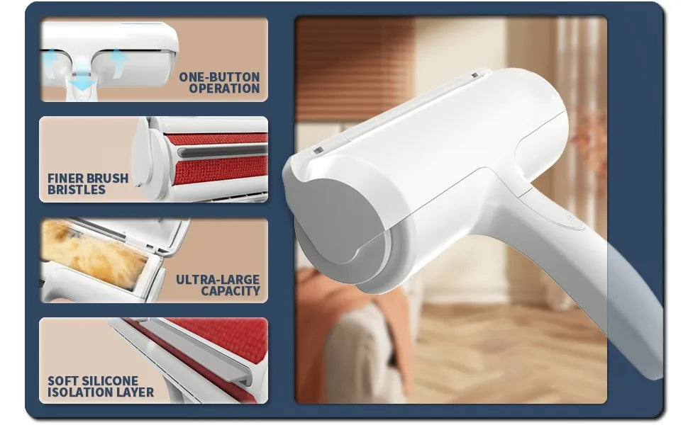 Y&M Paws™ Reusable Pet Hair Remover Roller