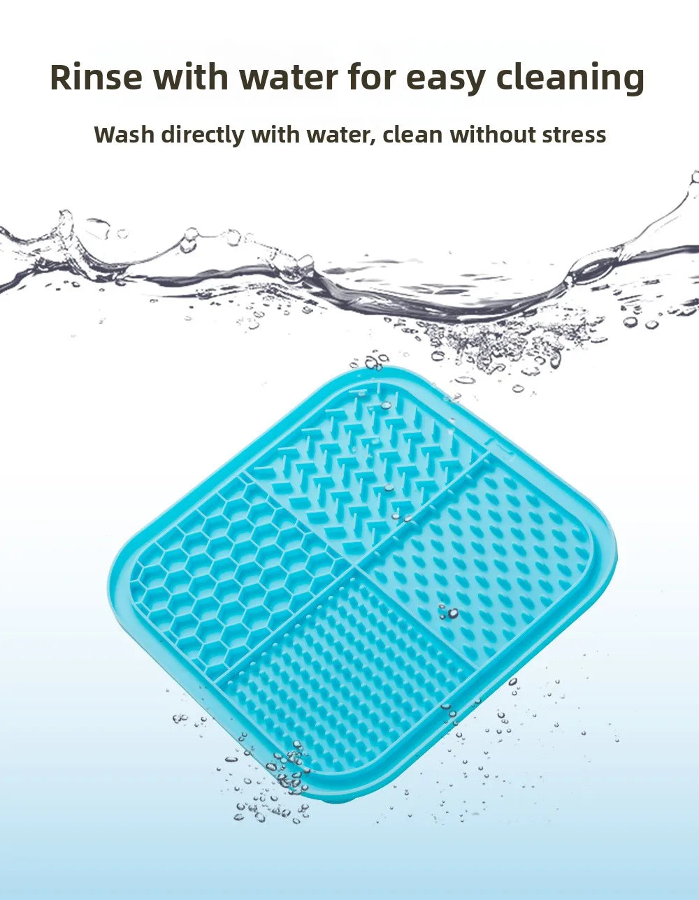 Y&M Paws™ Silicone Lick Mat with Suction Cups