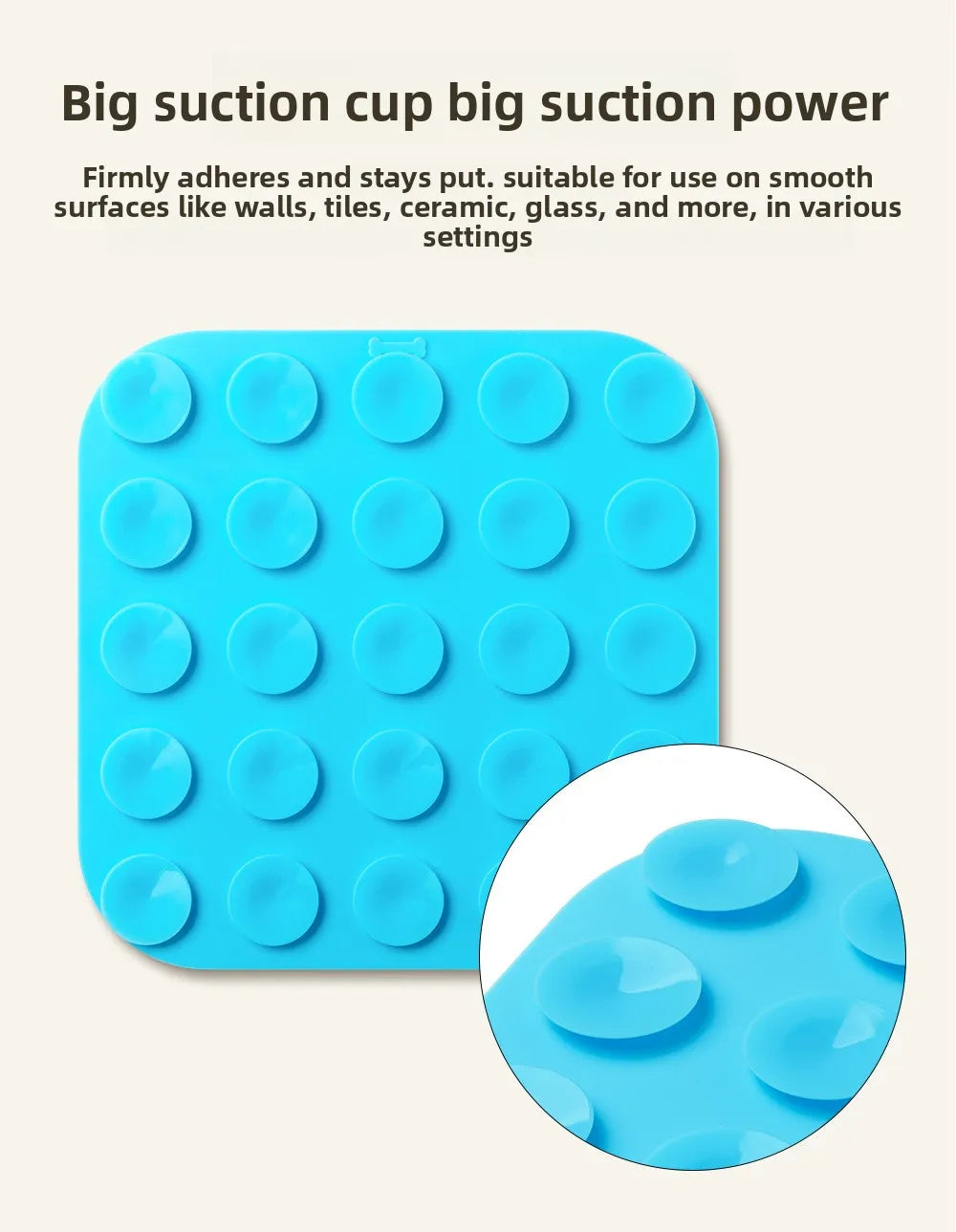 Y&M Paws™ Silicone Lick Mat with Suction Cups