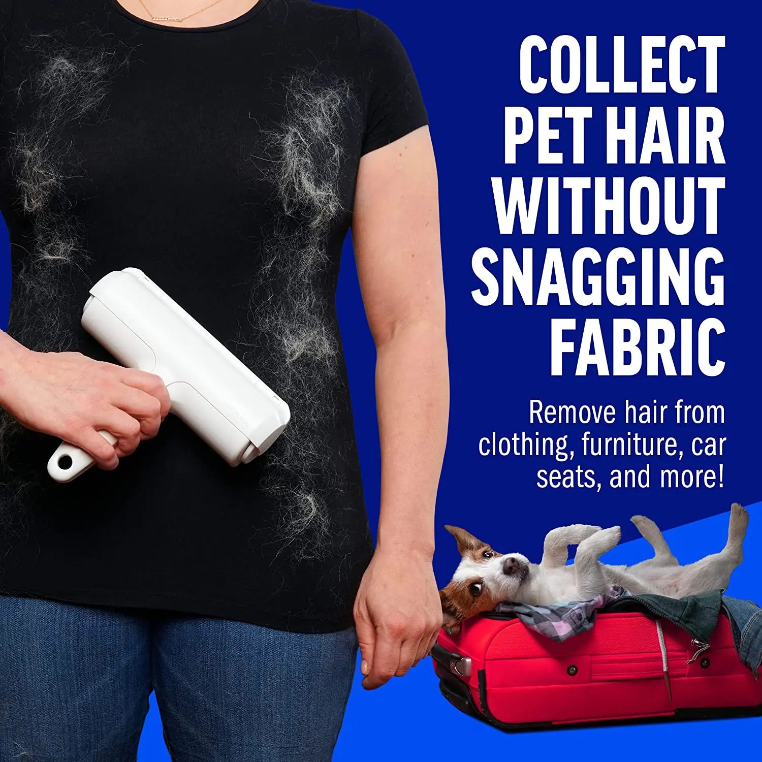 Y&M Paws™ Reusable Pet Hair Remover Roller