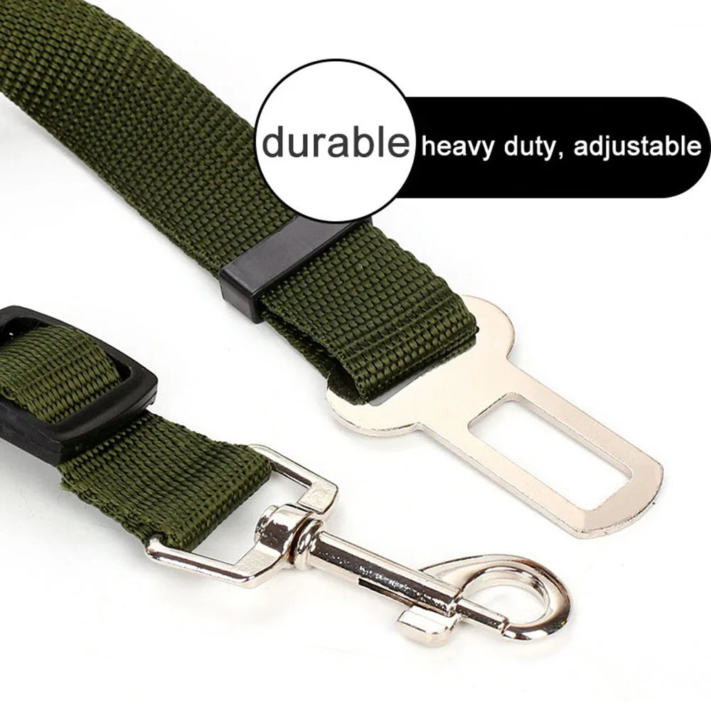 Y&M Paws™ Adjustable Safety Dog Car Seat Belt